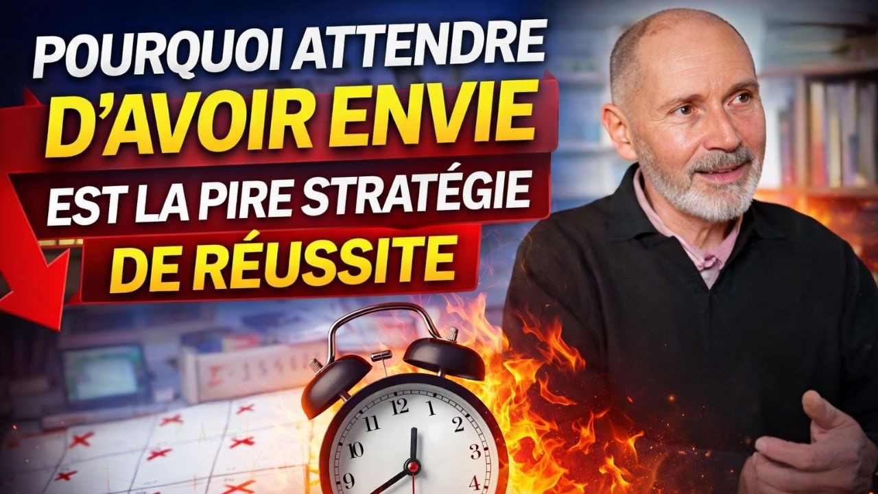 Pourquoi attendre d’avoir envie est la pire stratégie de réussite – Christophe André