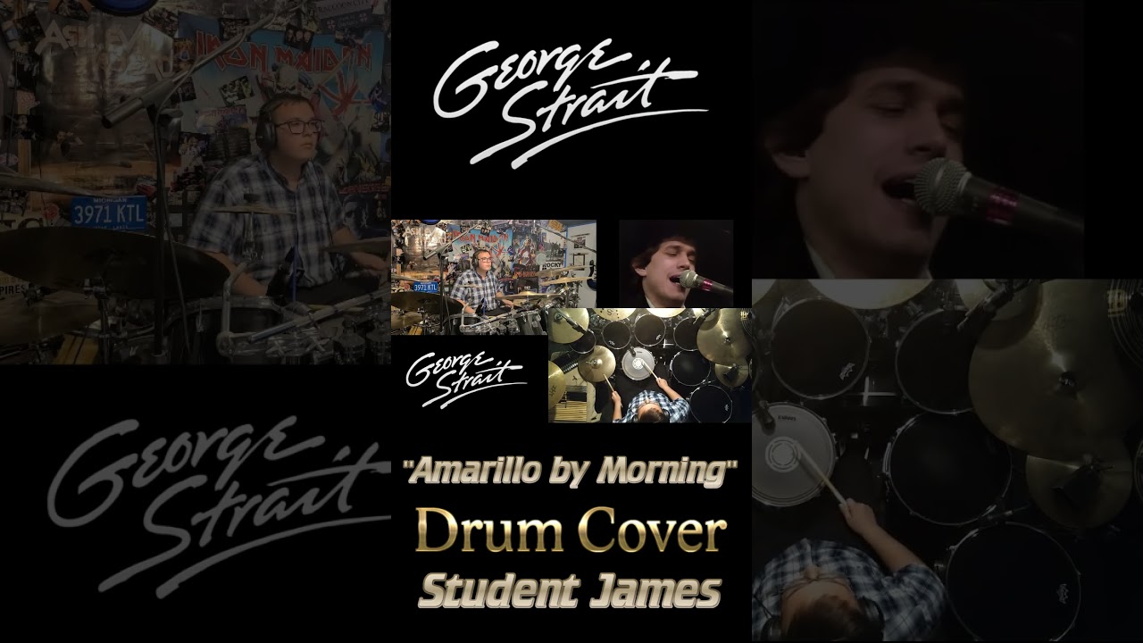 George Strait "Amarillo by Morning" Drum Cover 