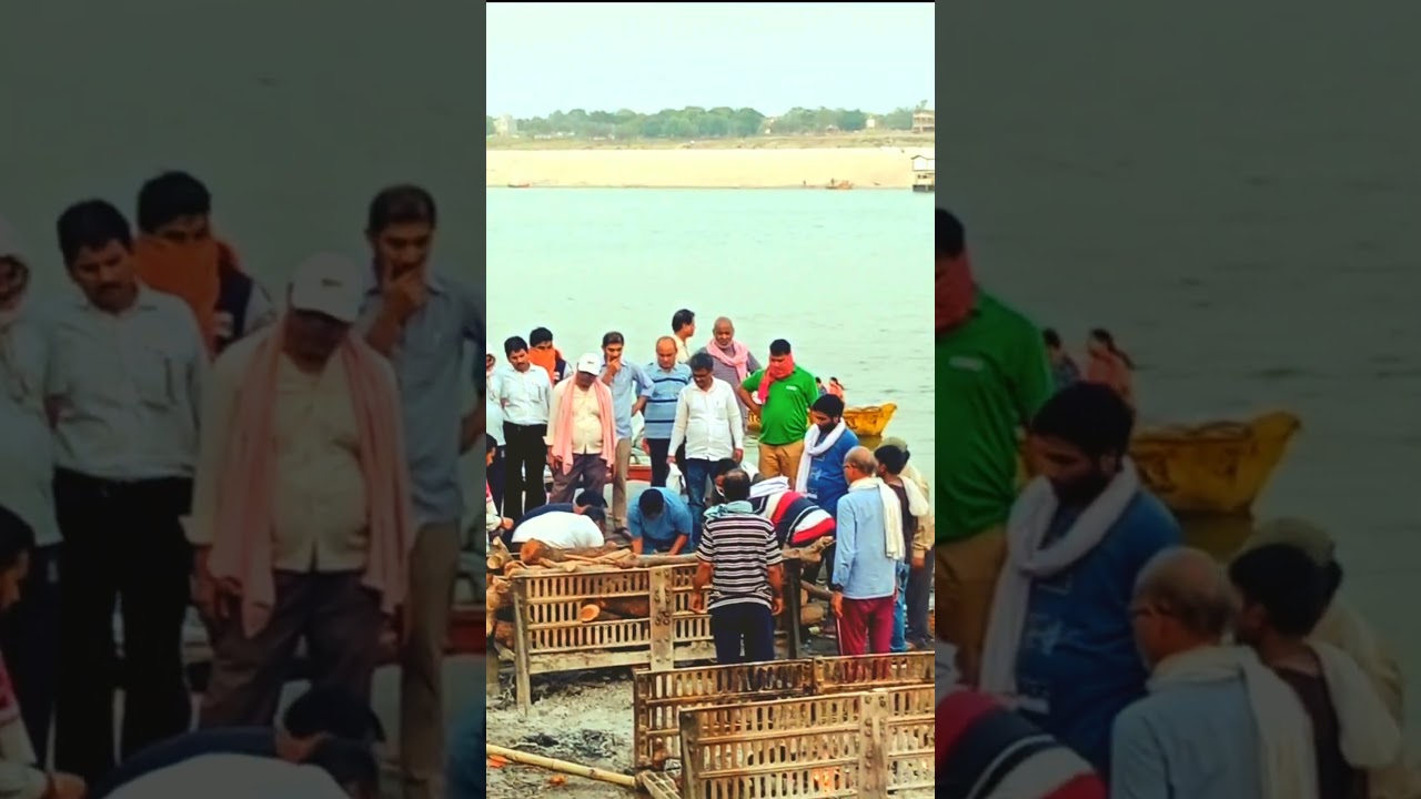 manikarnika ghat !! #shorts #youtubeshorts #varanasighat