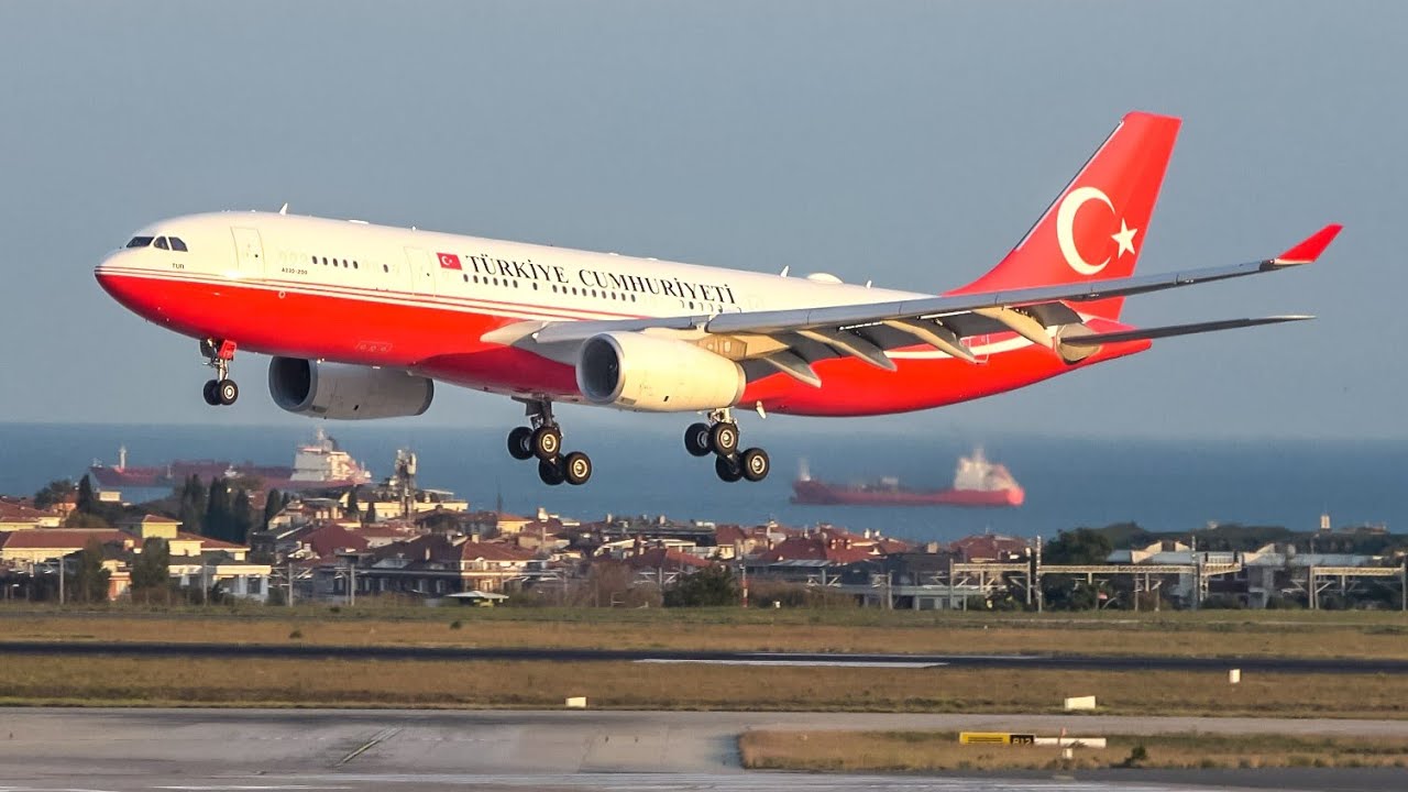 (4K) Amazing Plane spotting at the old Istanbul airport [ISL/LTBA] - A330, 747, 777, A300, etc.