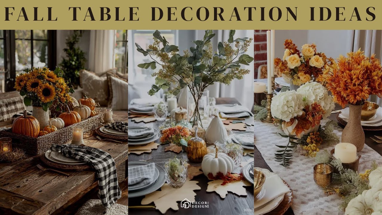 99+ Best Fall Table Decoration Ideas 2025 | Fall Dining Table Decor