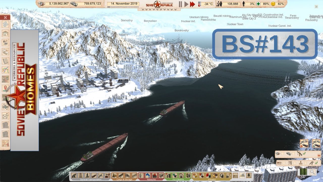 BS143: Fine tuning of the cargo export line | Siberia realistic | workers and resources