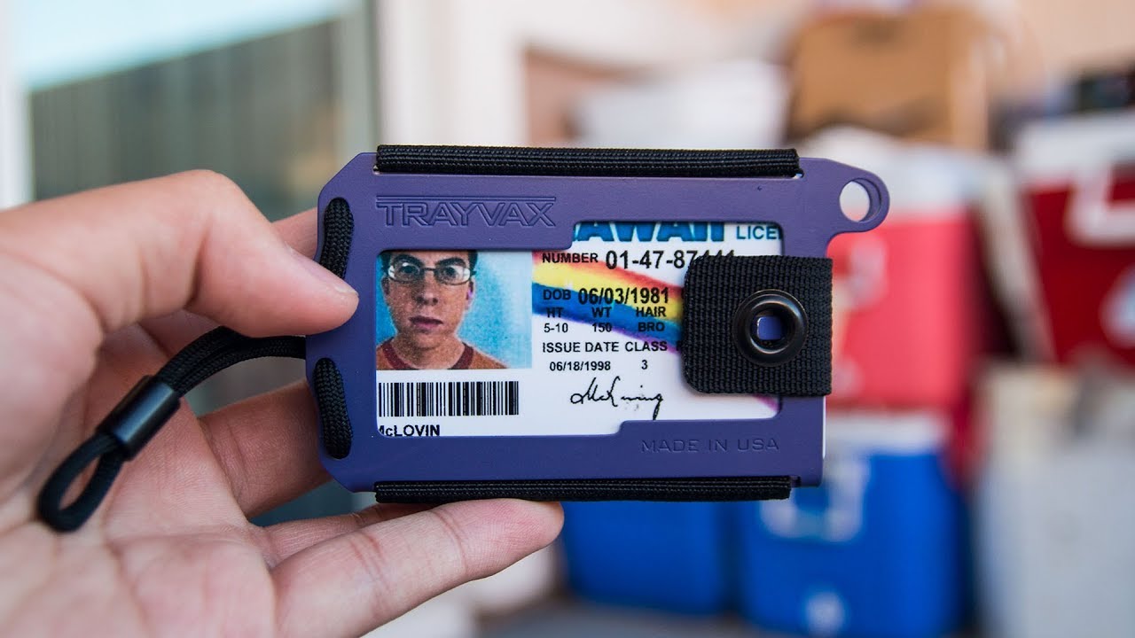 COOLEST UNIQUE-LOOKING WALLET EVER?! - Trayvax Axis Royal Purple Cerakote Review