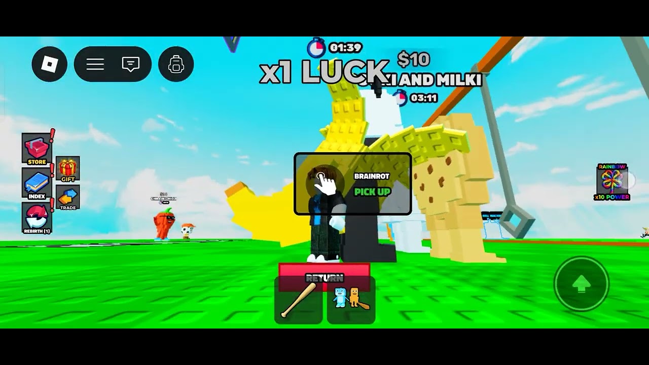 Steel  brainrot  while  swinging