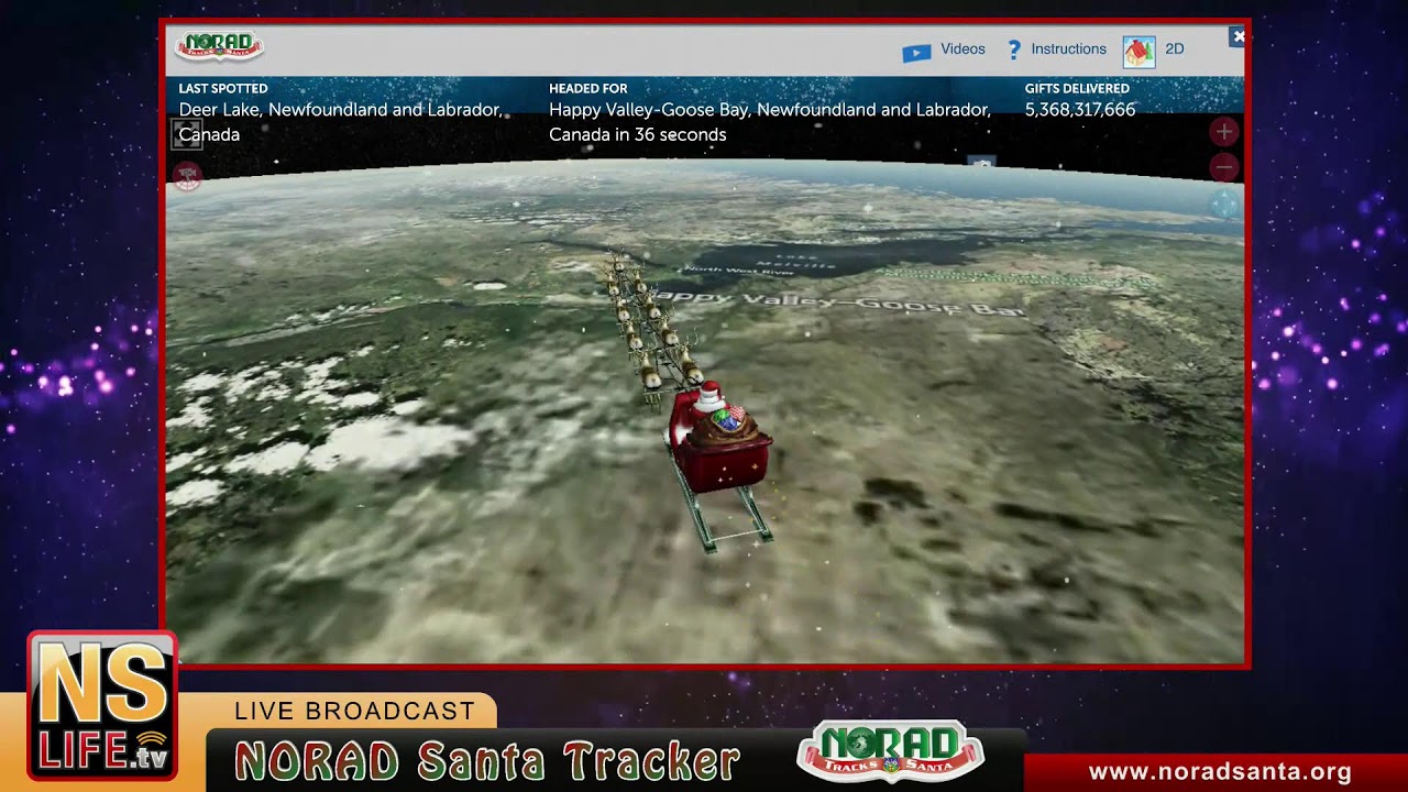 Christmas Eve NORAD Santa Tracker with Friends