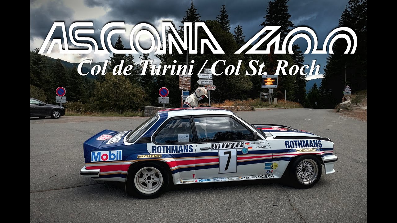 [ITA SUB-ENG/DEUTSCH] L'Ascona 400 Gr.4 ex-ufficiale torna sulle strade del Rallye di Montecarlo.