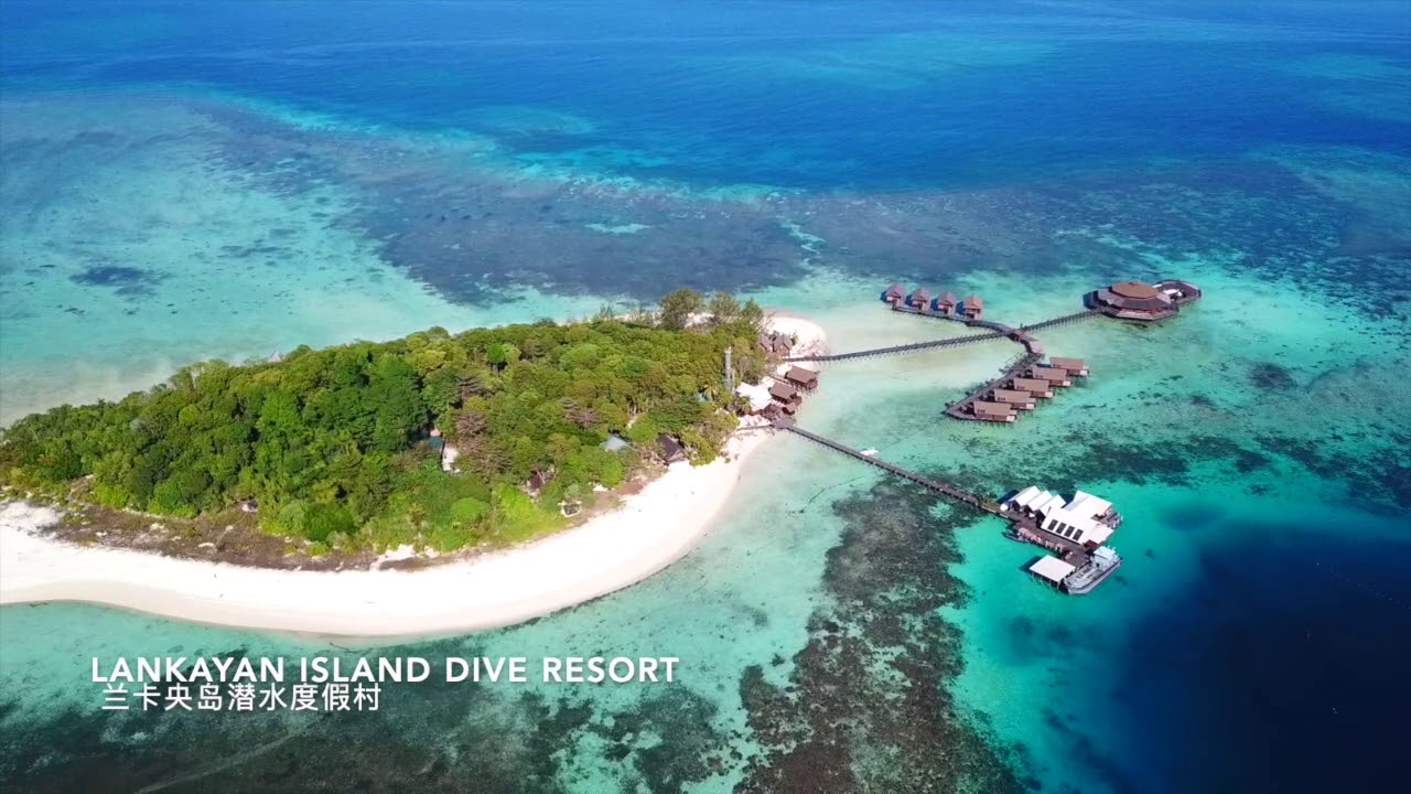 Lankayan Island Dive Resort, the sole resort on Lankayan Island