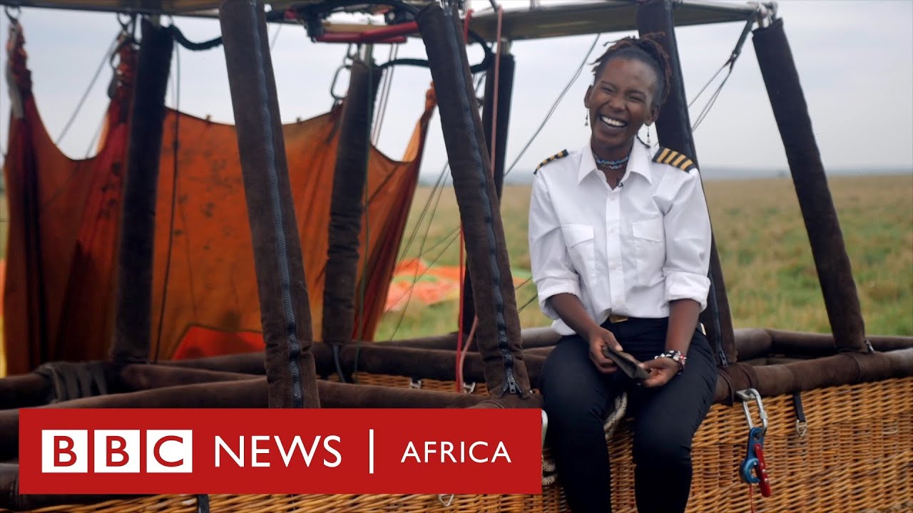 Hot air ballooning with 'Captain Smiles' Joyce Beckwith - BBC Africa
