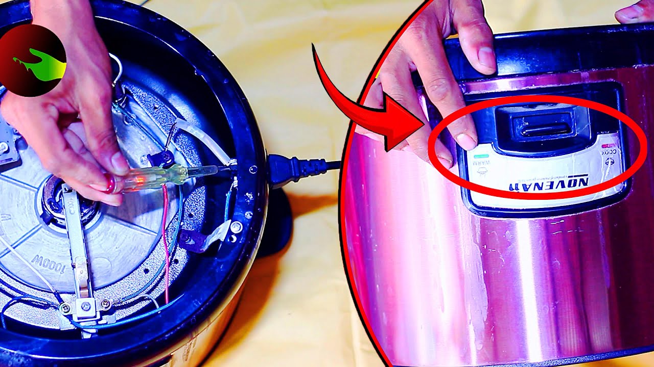 Rice cooker not getting line. Rice cooker not getting line. Solution with a tester. newhelp24