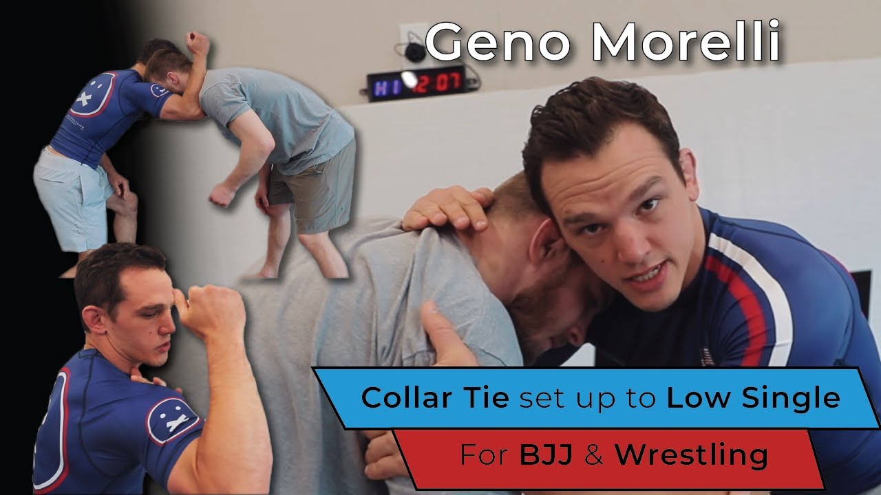 Low Single Leg Takedown from the Collar Tie - Geno Morelli