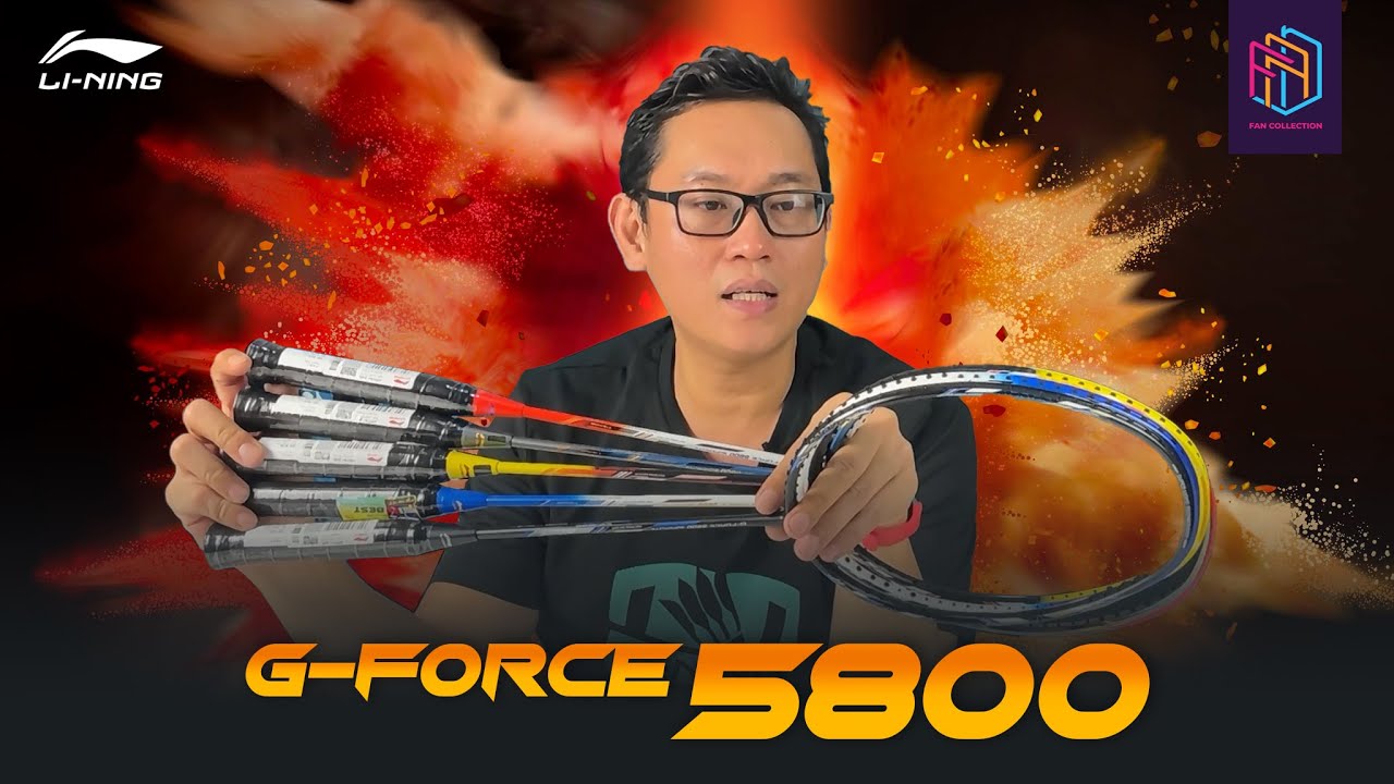 BANTAI BANTAI PAKAI I RAKET BADMINTON LINING G-FORCE 5800