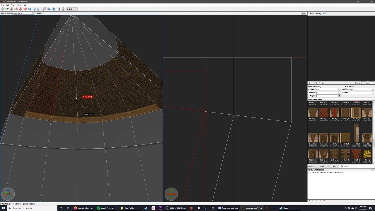 Trenchbroom and Quake: Building with Curves and Extrusion