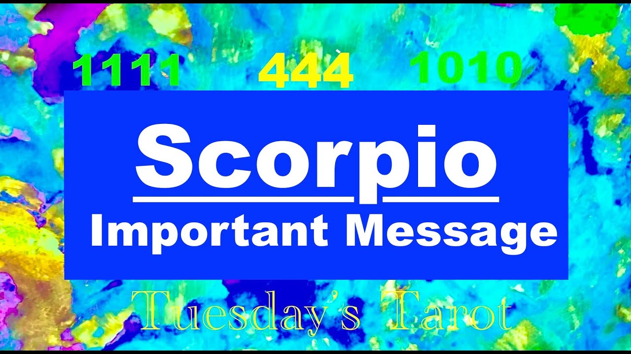 SCORPIO♏️ 