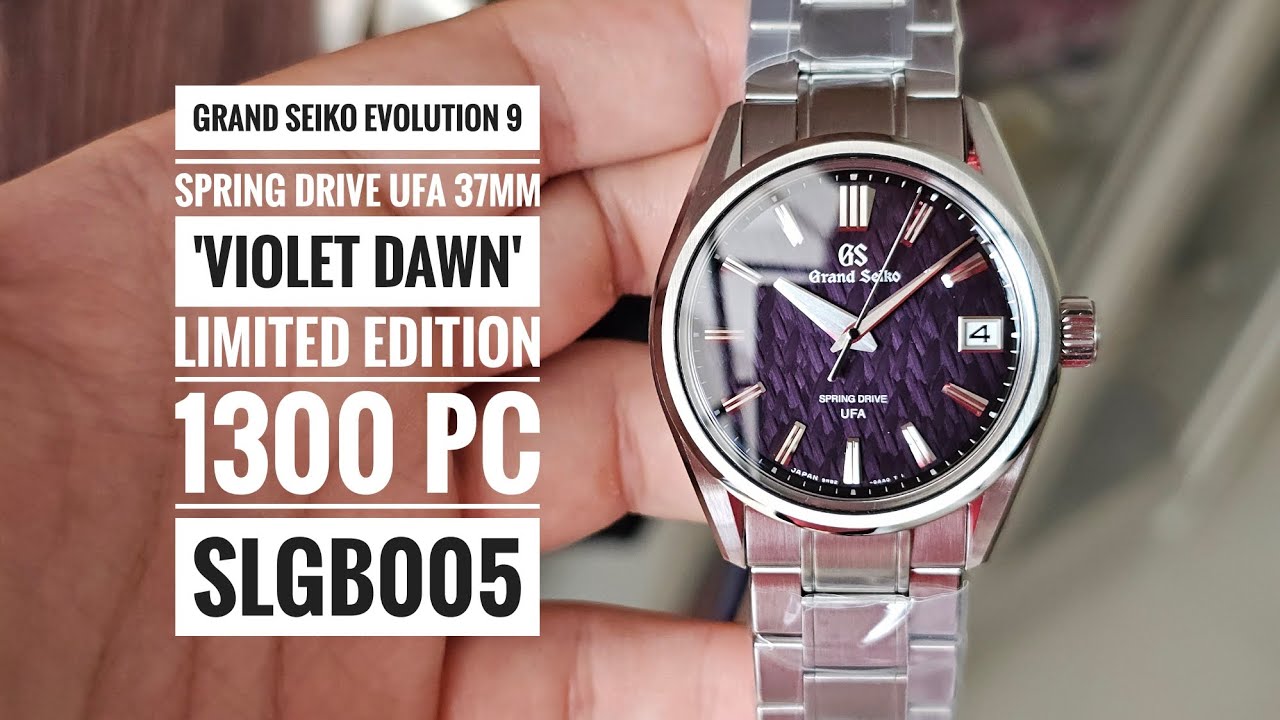 Grand Seiko Evolution 9 Collection Spring Drive UFA 37 мм &laquo;Violet Dawn&raquo;, лимитированная серия 130...