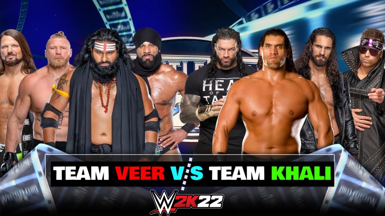 WWE 2K22 'Team Sher & Team Khali' Gameplay - WWE 2K22 LIVE Stream