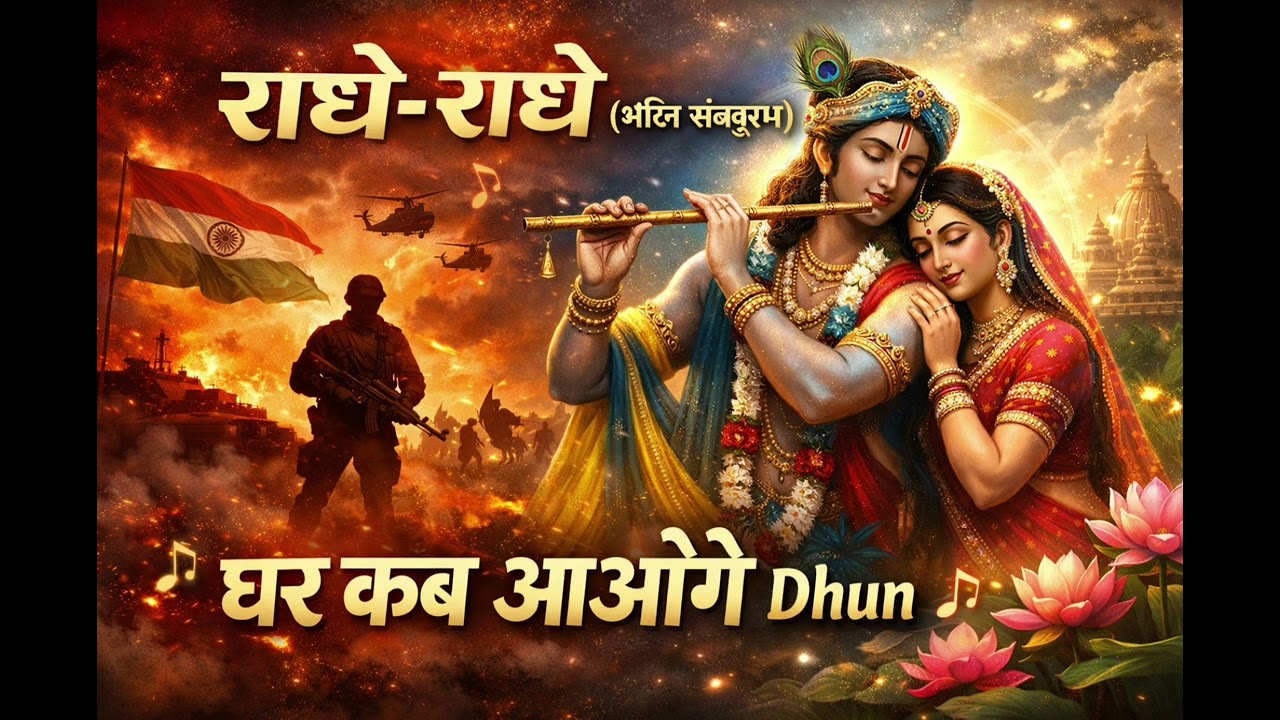 राधे-राधे (भक्ति संस्करण) | घर कब आओगे Dhun | Radha Krishna Bhakti Song 2026 || Border 2 