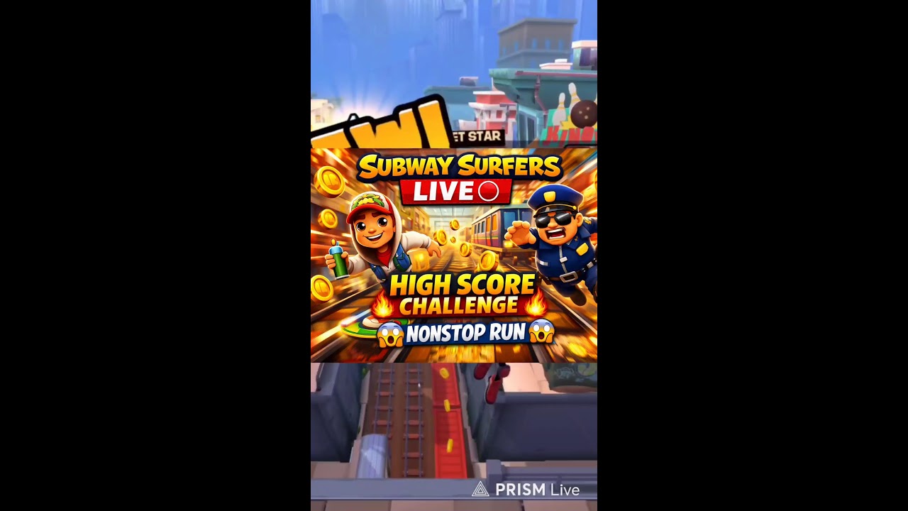 Subway Surfers Live 🔴 | Full Masti Gameplay | High Score Todan Di Koshish