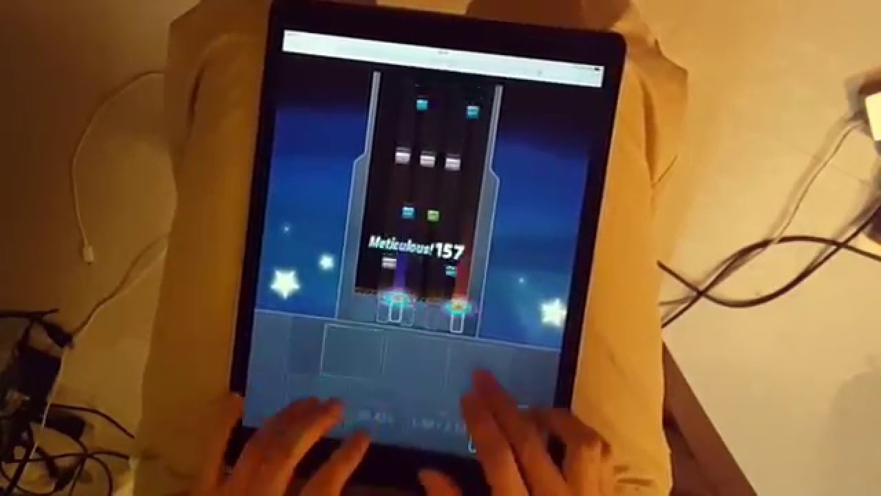 Bemuse on iPad Pro [60fps]