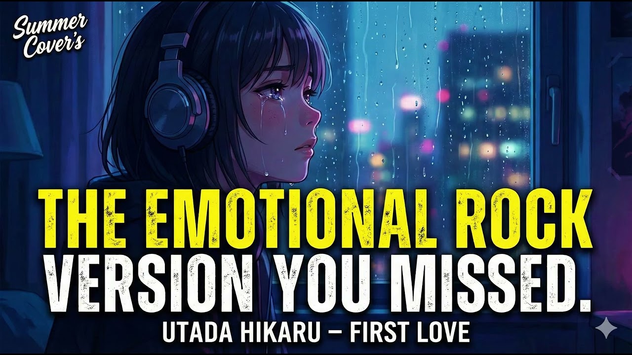 Utada Hikaru - First Love (English Version) | Studio Rock Cover 🎸 [Summer Covers]