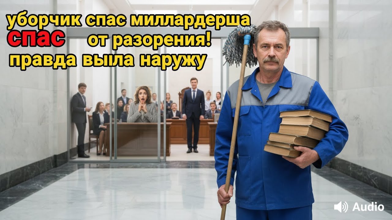 Уборщик суда становится адвокатом: тайны развода миллиардерши раскрыты