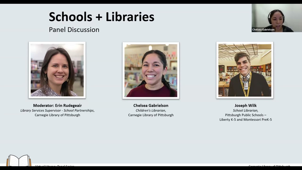 Virtual Literacy Panel Series – Schools + Libraries