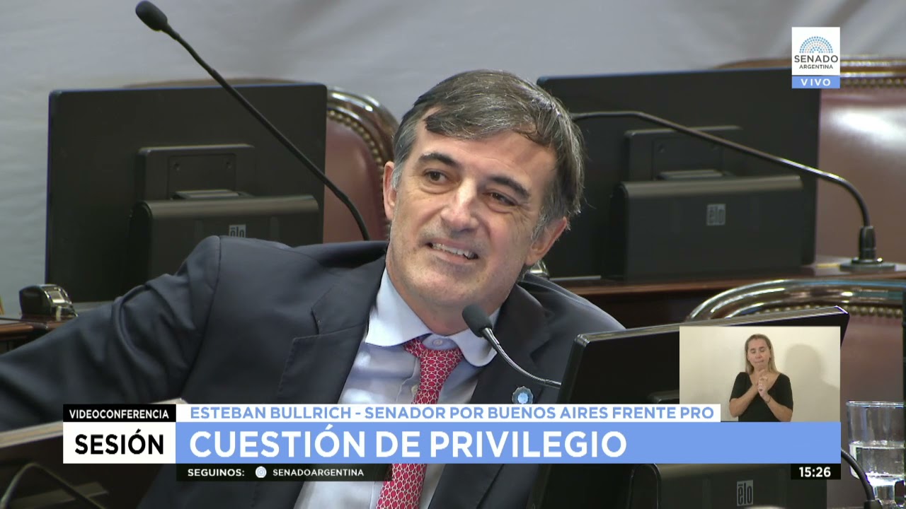 SDOR ESTEBAN BULLRICH - SESIÓN ESPECIAL REMOTA 25-03-21