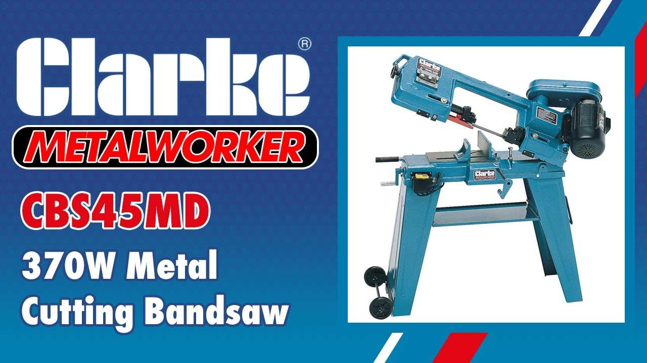 Clarke CBS45MD 370W Metal Cutting Bandsaw - 6460060