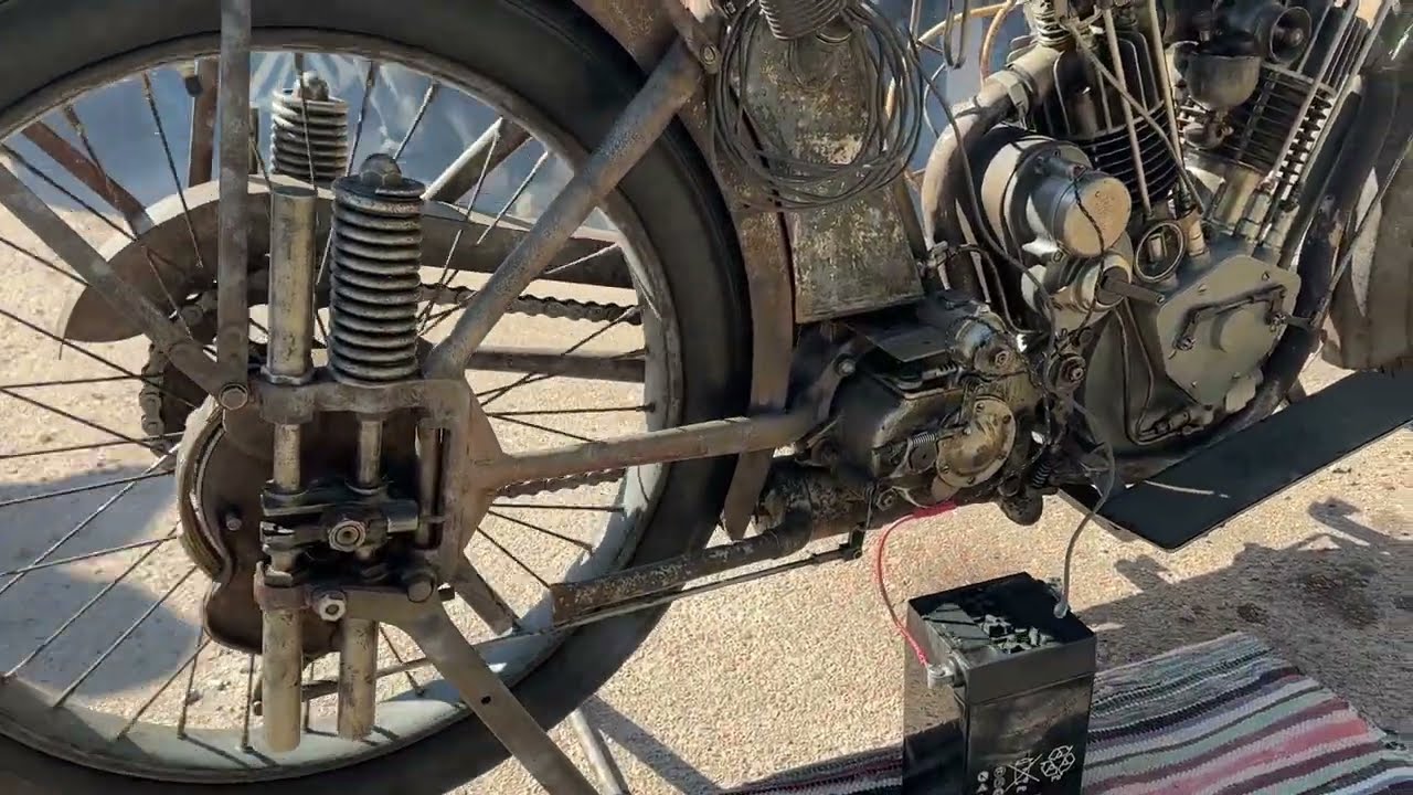 Pope 1917 twin electric model first start up