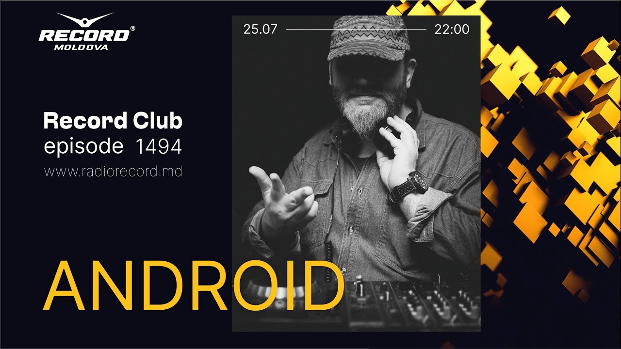 [Tech house music mix]  DJ ANDROID - #radiorecordmoldova | episode 1494 | 2023-25-07