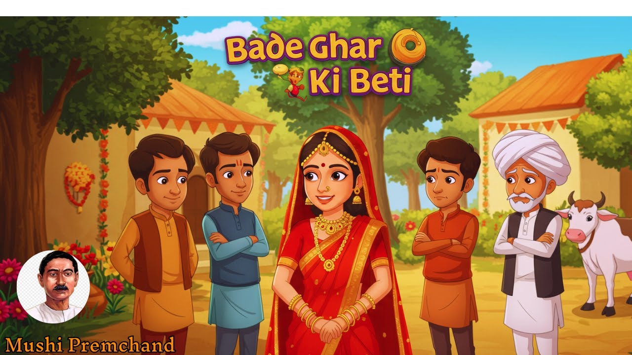 Bade Ghar Ki Beti- Munshi Premchand | Moral Animated story in English | Story in English #moral