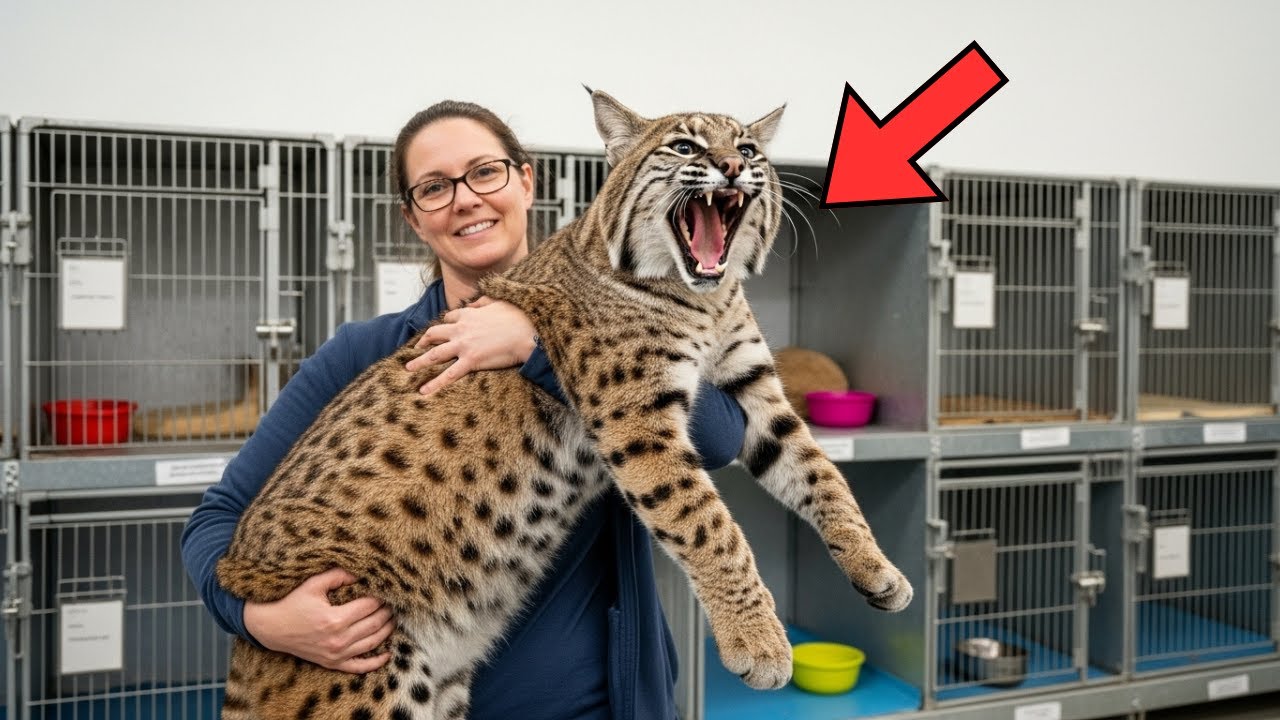 Giant Talking Bobcat Taken to Shelter &mdash; Then It Says ONE Word That Stuns Everyone!