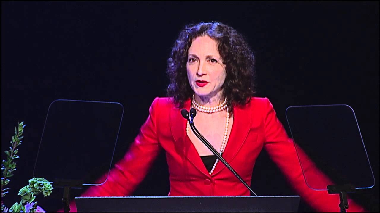 Bebe Neuwirth presents Morgan Freeman with The Actors Fund Medal of Honor