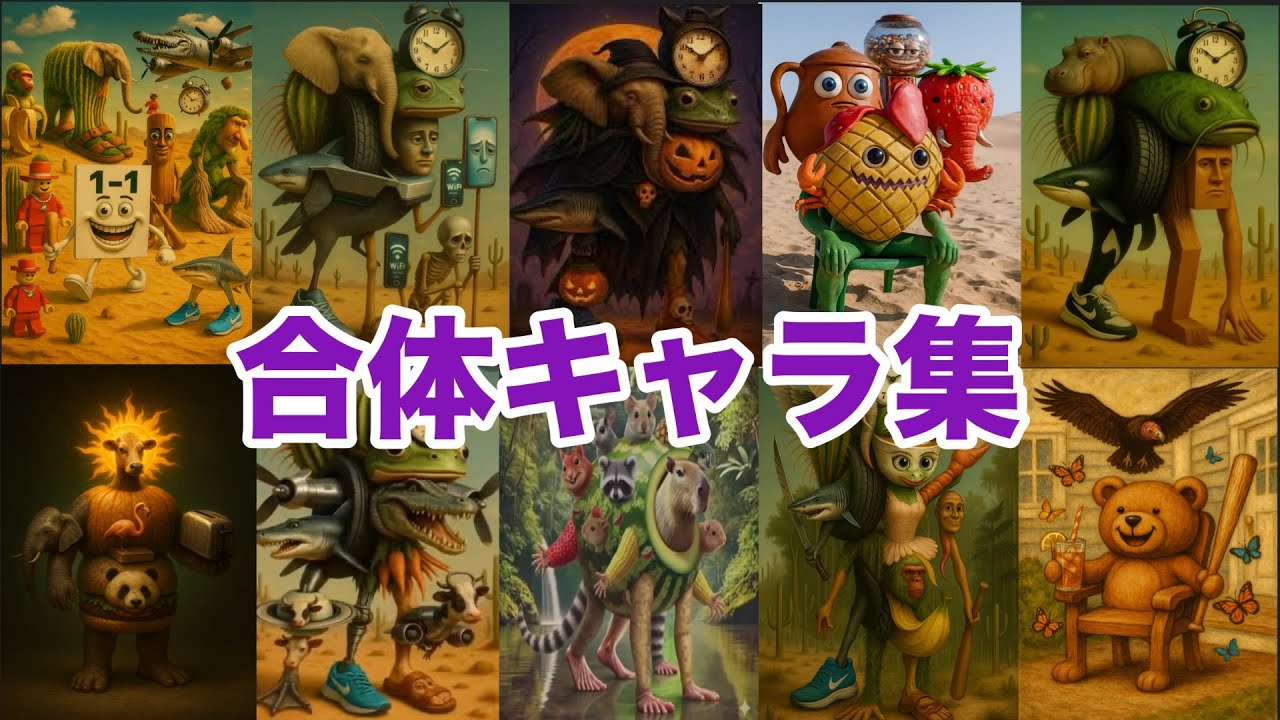 【イタリアンブレインロット】最強合体キャラを徹底紹介‼️11選‼️【Italian Brainrot】
