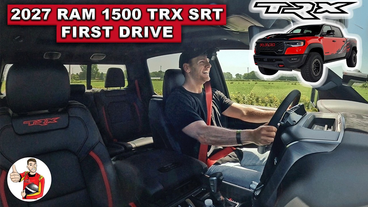 JUMPING and Jamming in the 777-HP RAM 1500 TRX SRT (2027) // First Drive (POV)