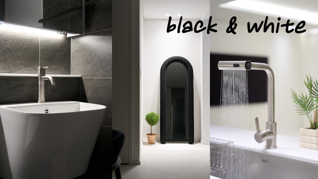 블랙&화이트 조합의 인테리어 따라해보세요!! || #마음디자인 #마음인테리어 ||검단자이1단지아파트
