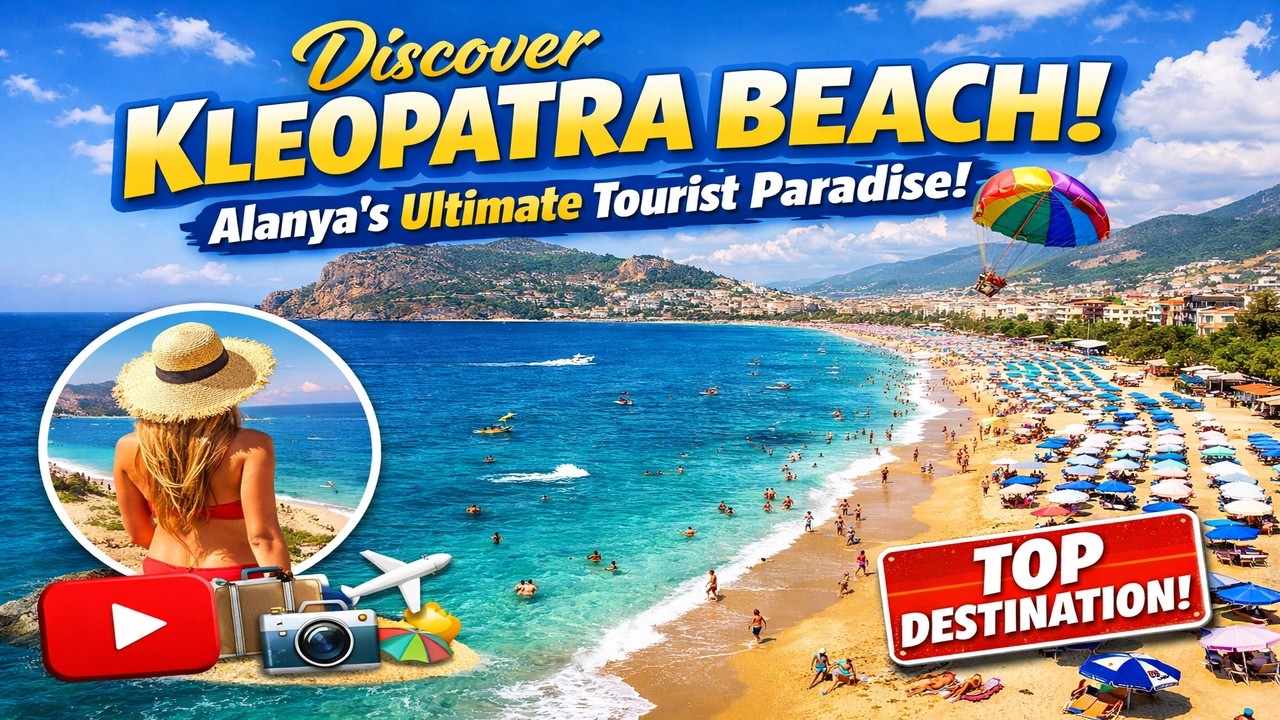 Discover Kleopatra Beach: Alanya's Ultimate Tourist Paradise! 🌊🏖️