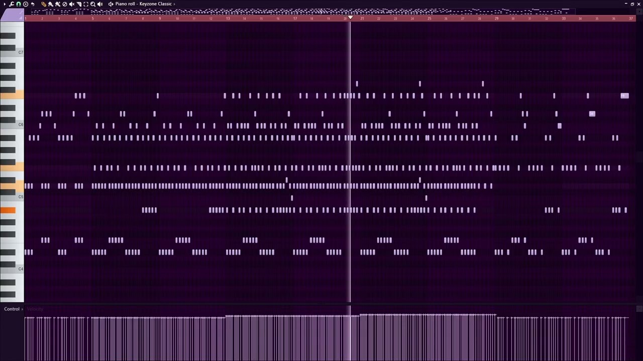 random piano test