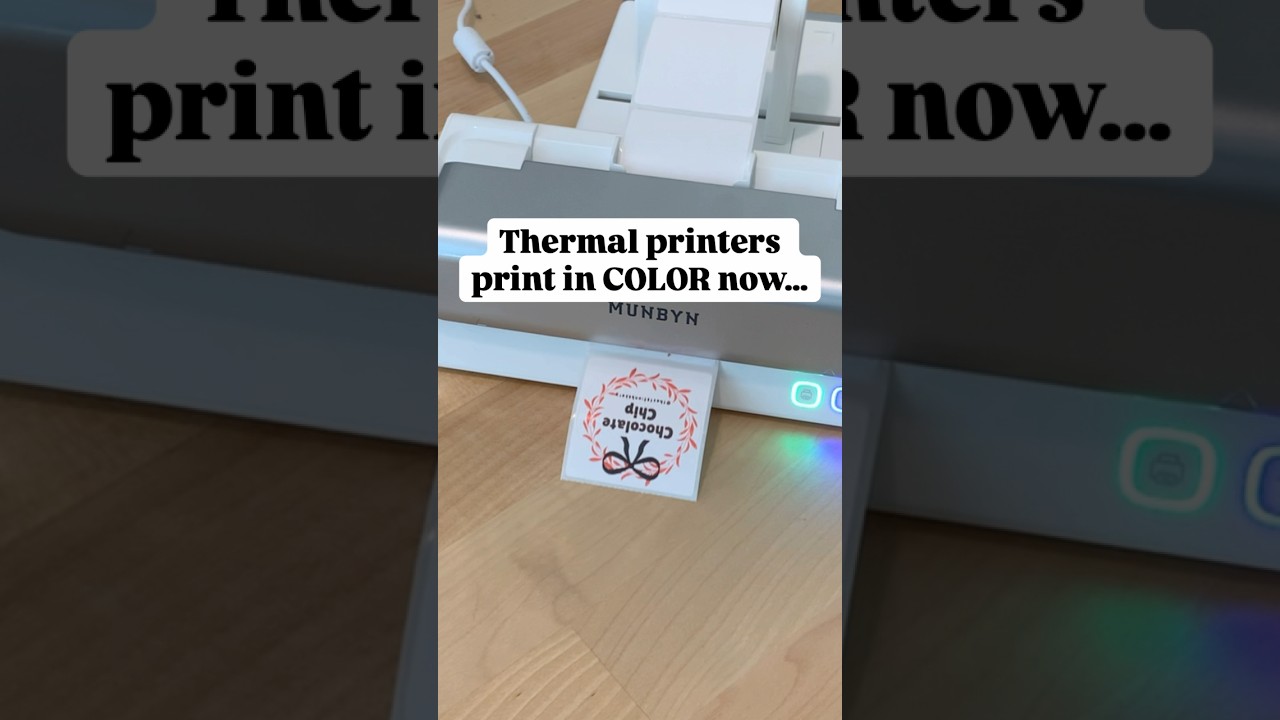 Thermal printers print in COLOR! #homebakerybusiness