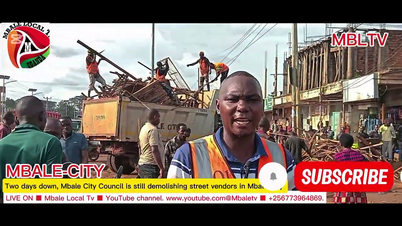 Mbale City Council is still demoralising and clearing street vendors  in Mbale. 