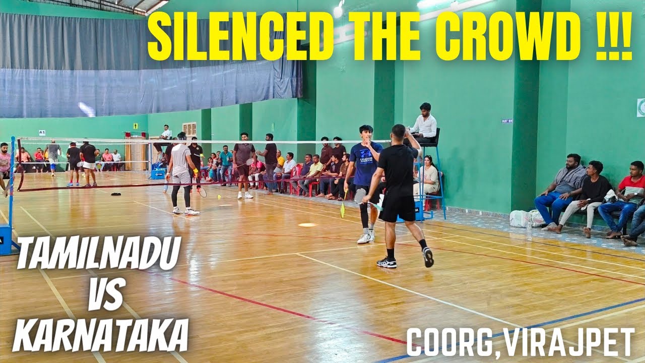 KISHAL/RUDRA VS LIJU/GANESH | SOUTH INDIAN OPEN BADMINTON QUARTER FINAL -COORG, VIRAJPET