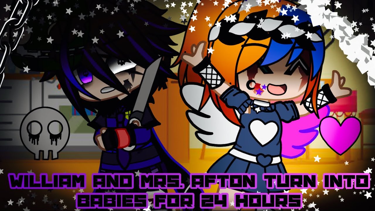William And Mrs. Afton Turn Into Babies For 24 Hours / FNAF