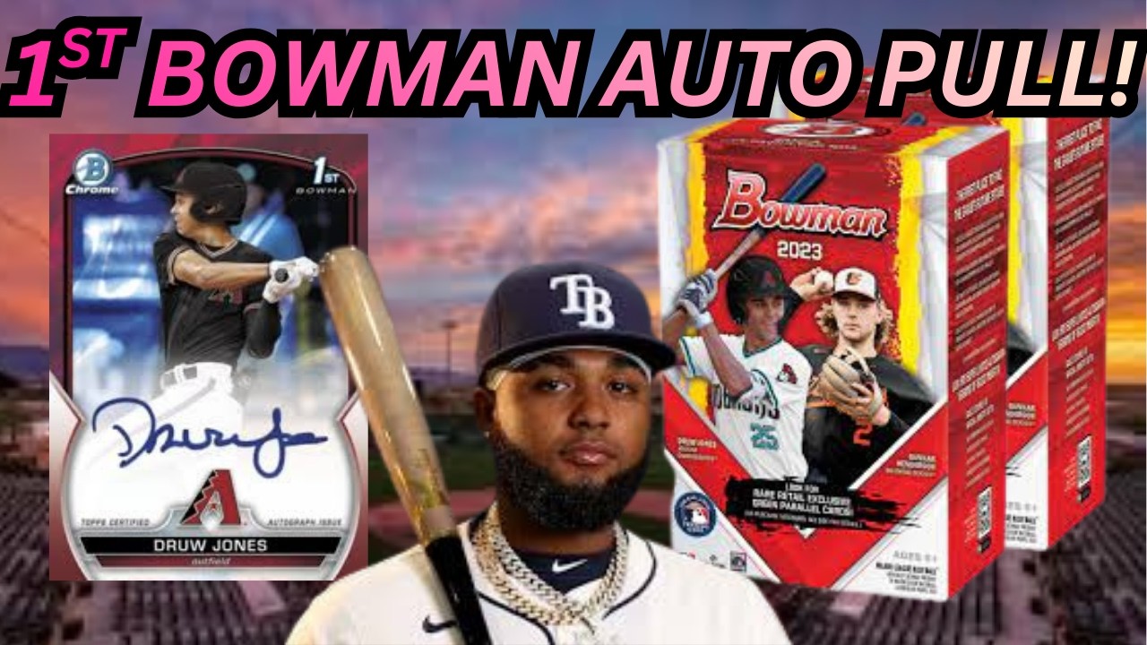 -LOADED BOX COMES WITH AN AUTO!- 2023 Topps Bowman Baseball Blasters!