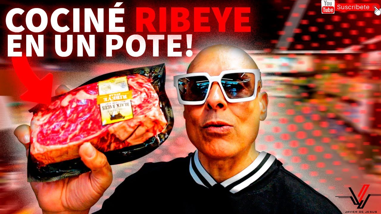 Cociné Rib Eye Dentro de Un Pote - Vlog