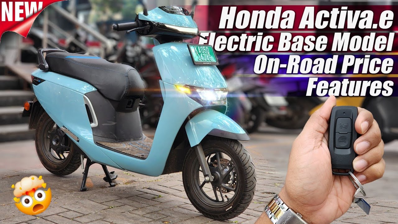 2025 Honda Activa e Electric Base Model, On Road Price, Colours, Features