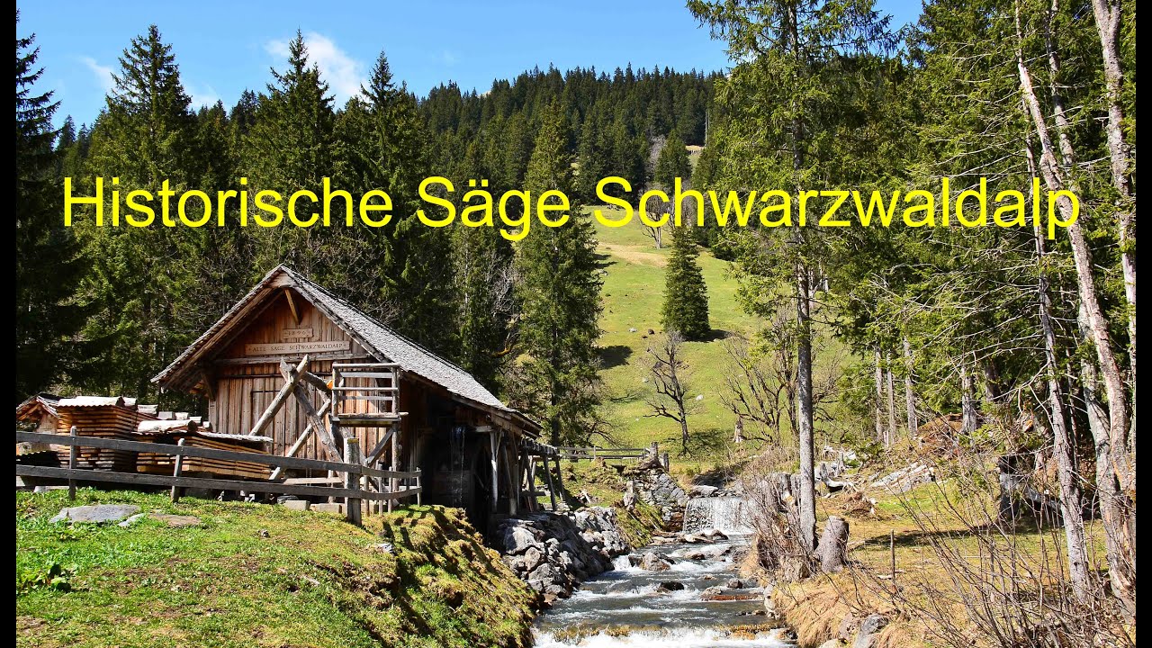 Historische Säge Schwarzwaldalp