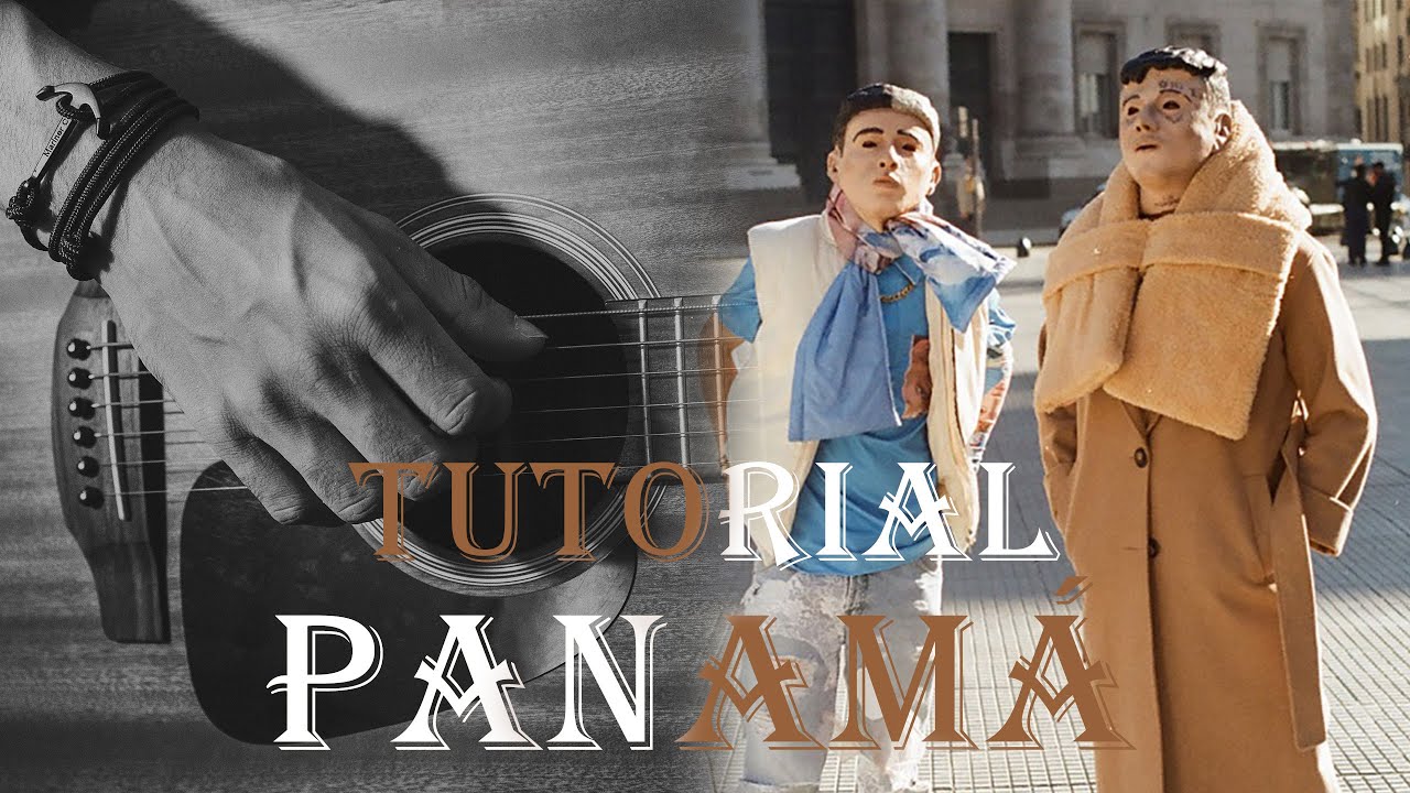 Trueno, Duki - PANAMÁ ||Tutorial guitarra (Bien explicado)
