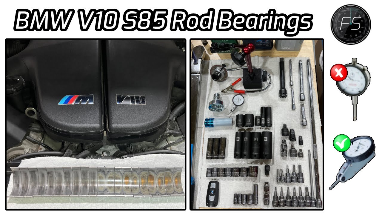 How I replaced ROD bearings in my V10 E60 M5 & how I set the VANOS backlash properly
