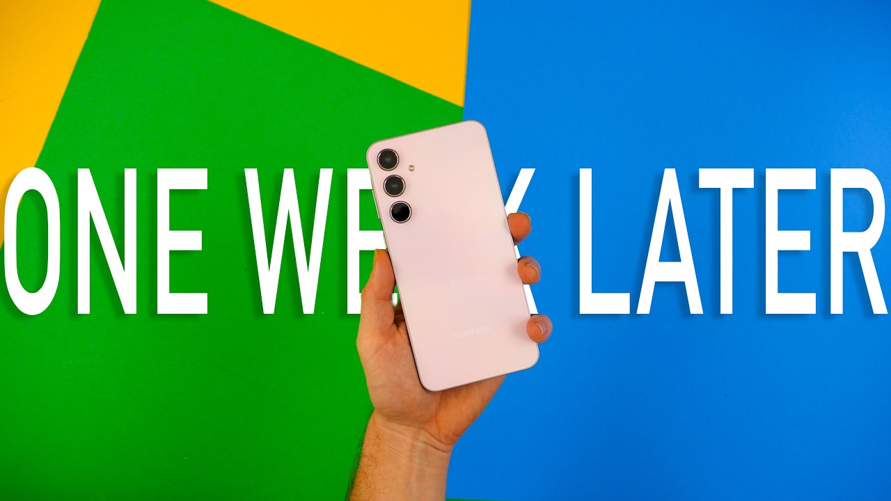 I Used a Samsung A55 5G For A Week in 2024!
