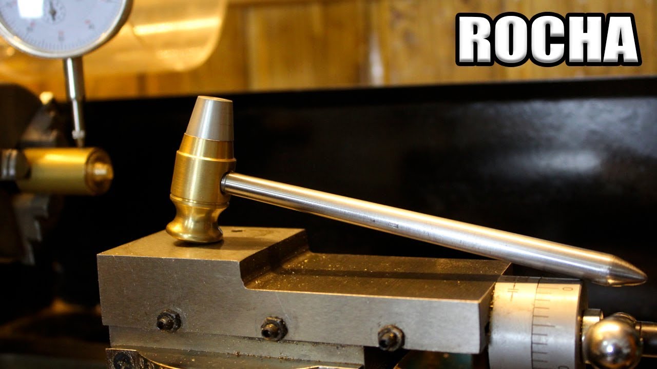 Martillo de Bronce hecho con TORNO de METAL