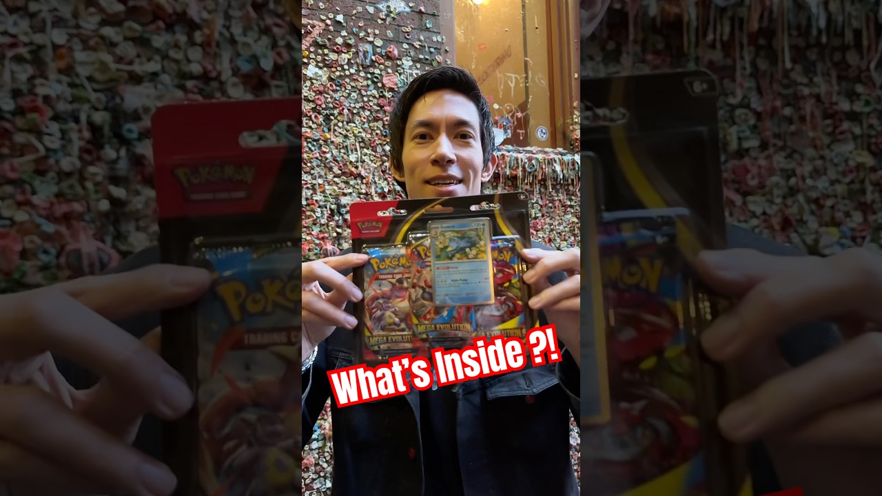 Что внутри тройного блистера Mega Evolution?! #pokemontcg